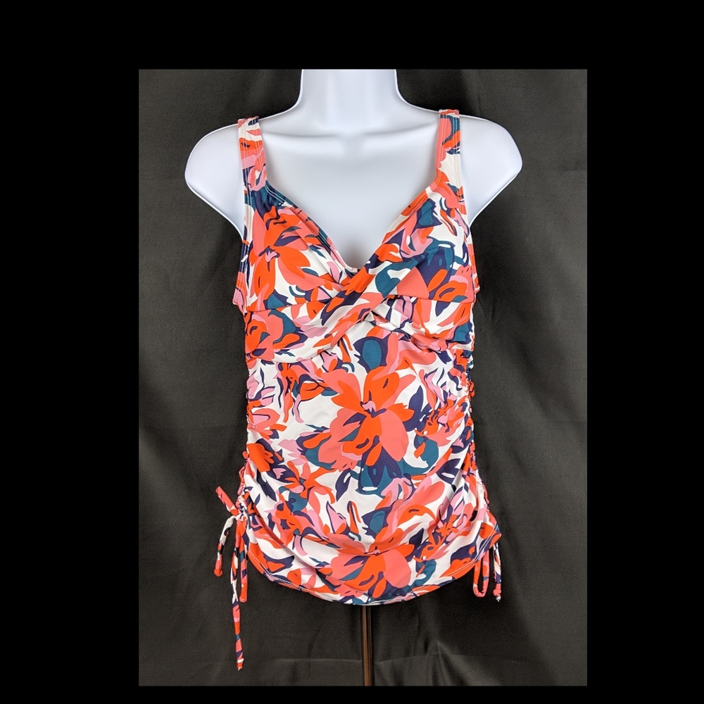 Maternal America Ruched 2-Piece Tankini